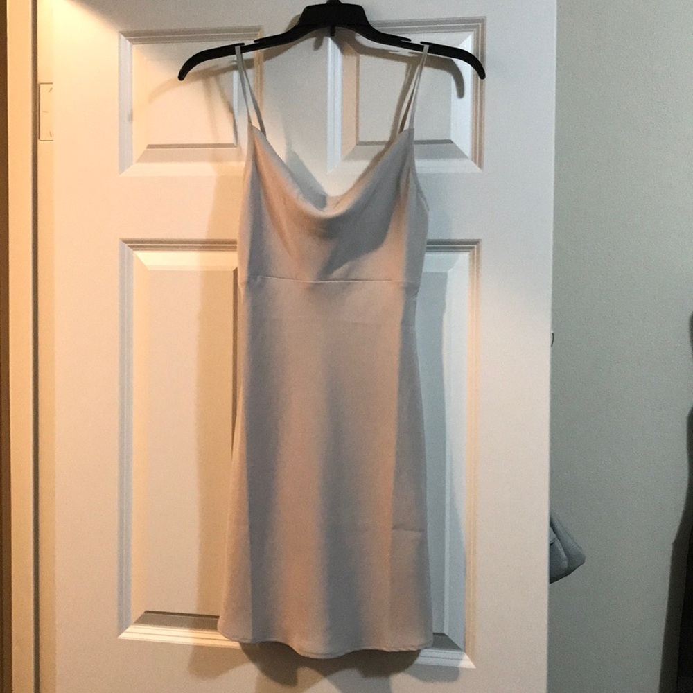 Forever 21 light gray dress